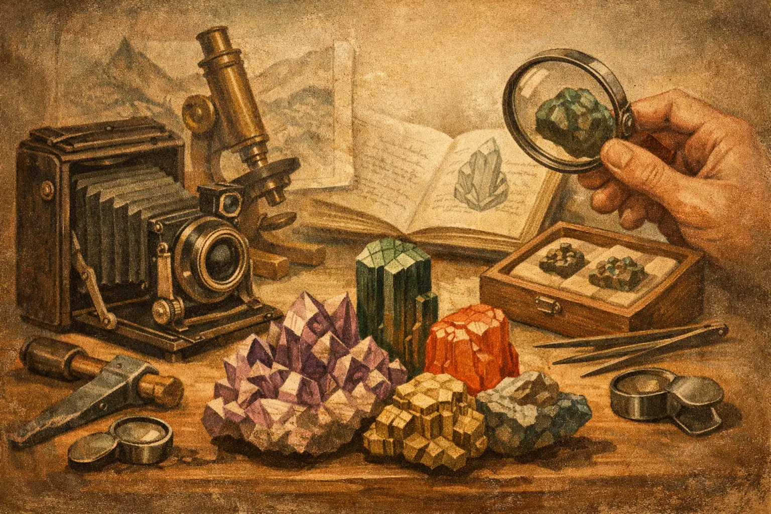 Macrofotografía de minerales: guía del coleccionista