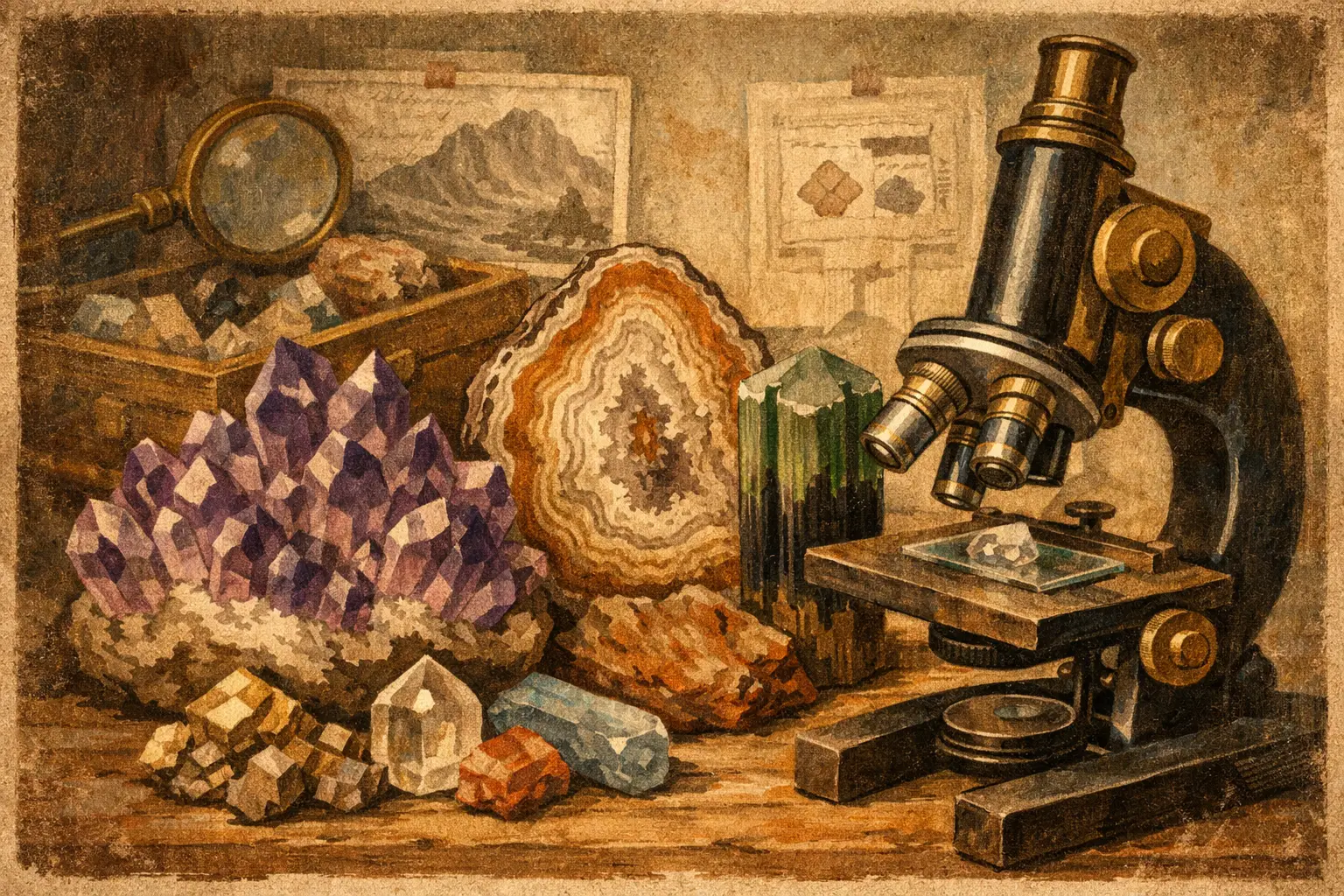 Mikroskopia minerałów dla kolekcjonerów