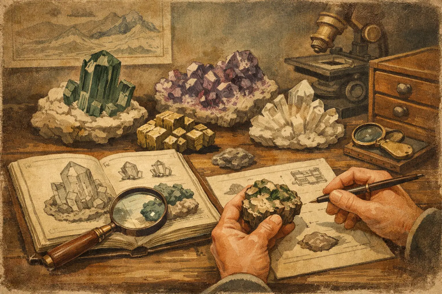 Cómo documentar especímenes mineralógicos