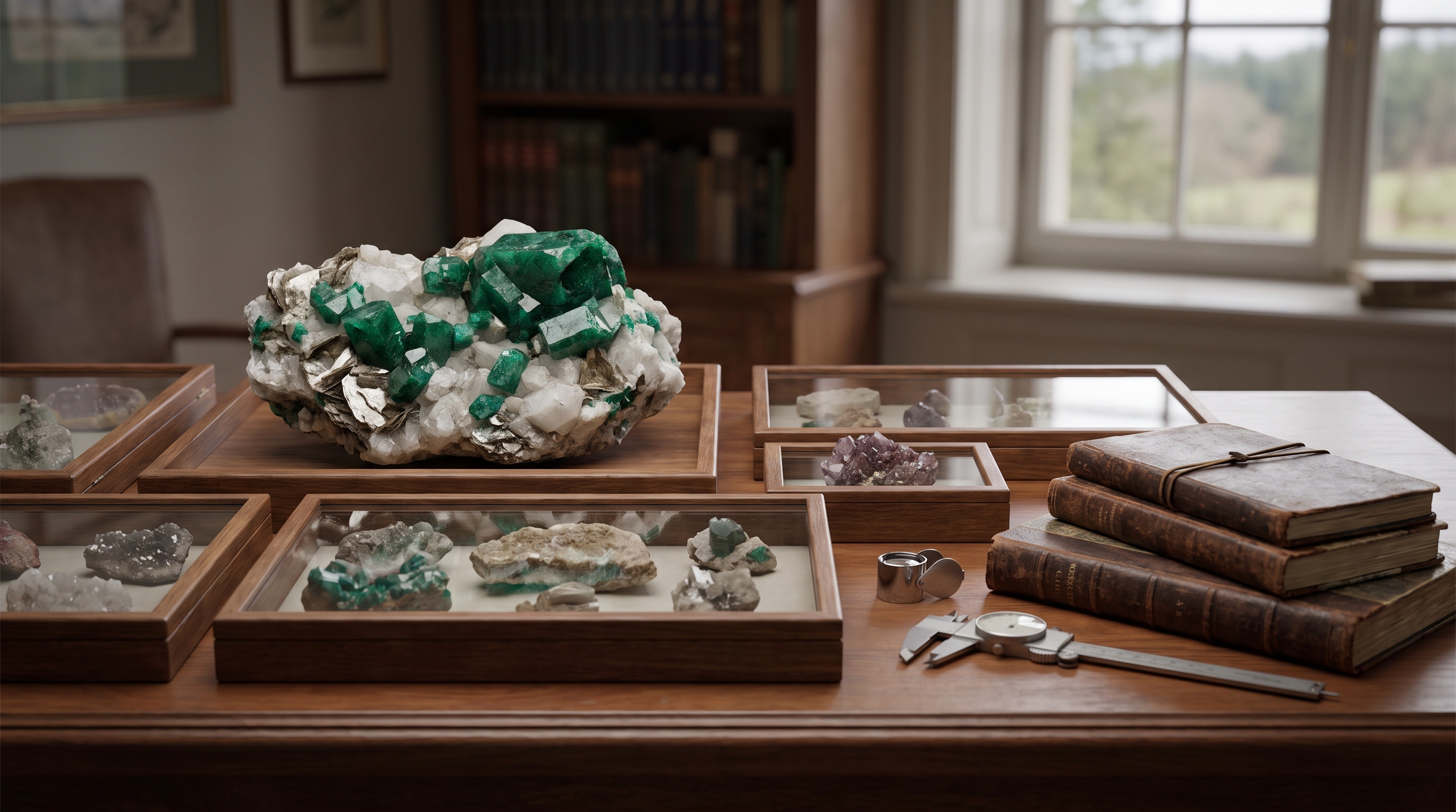 Cómo elegir un gestor de colección de minerales (2026): comparativa objetiva (Ilustración generada por IA)