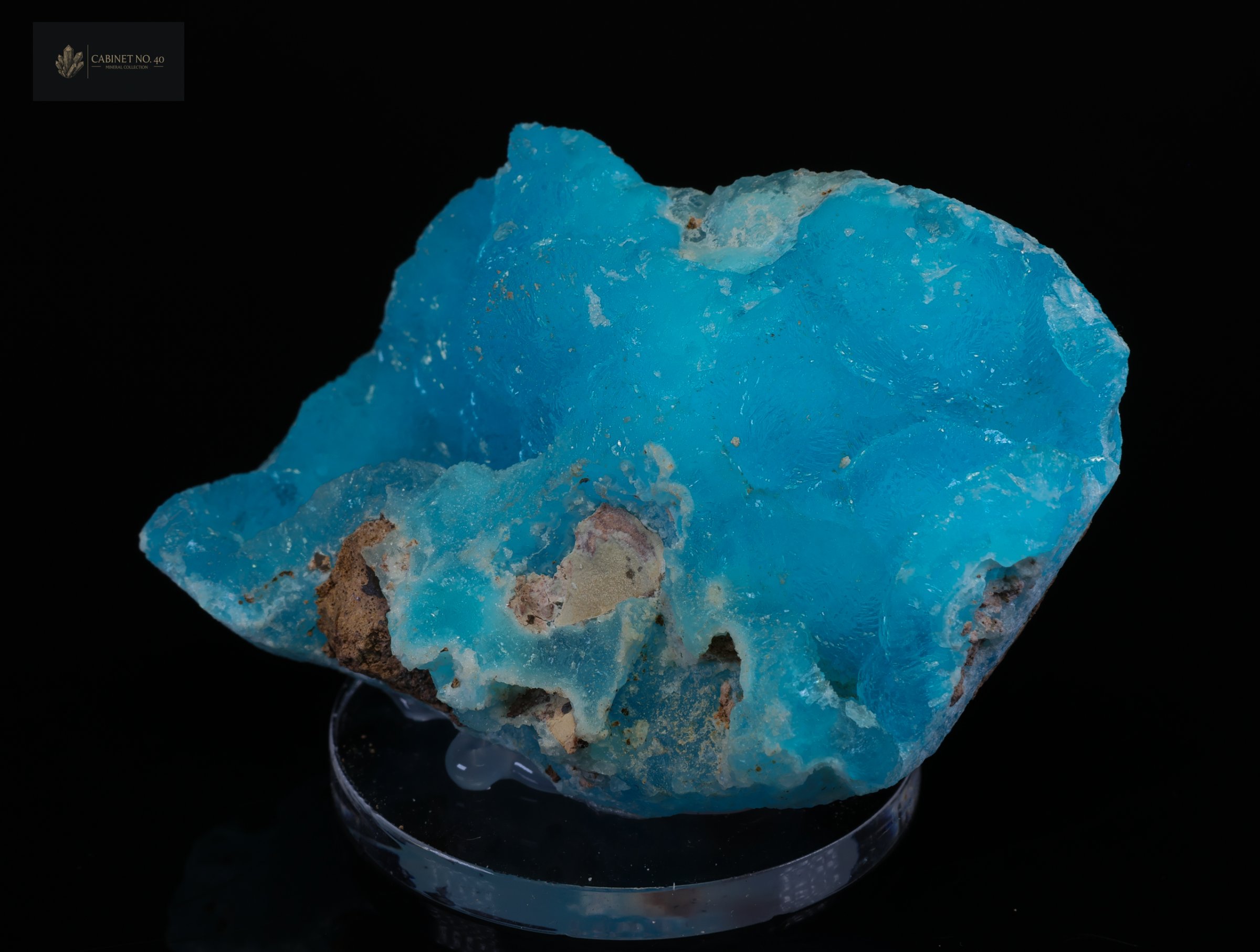 Turquoise Hemimorphite from Congo