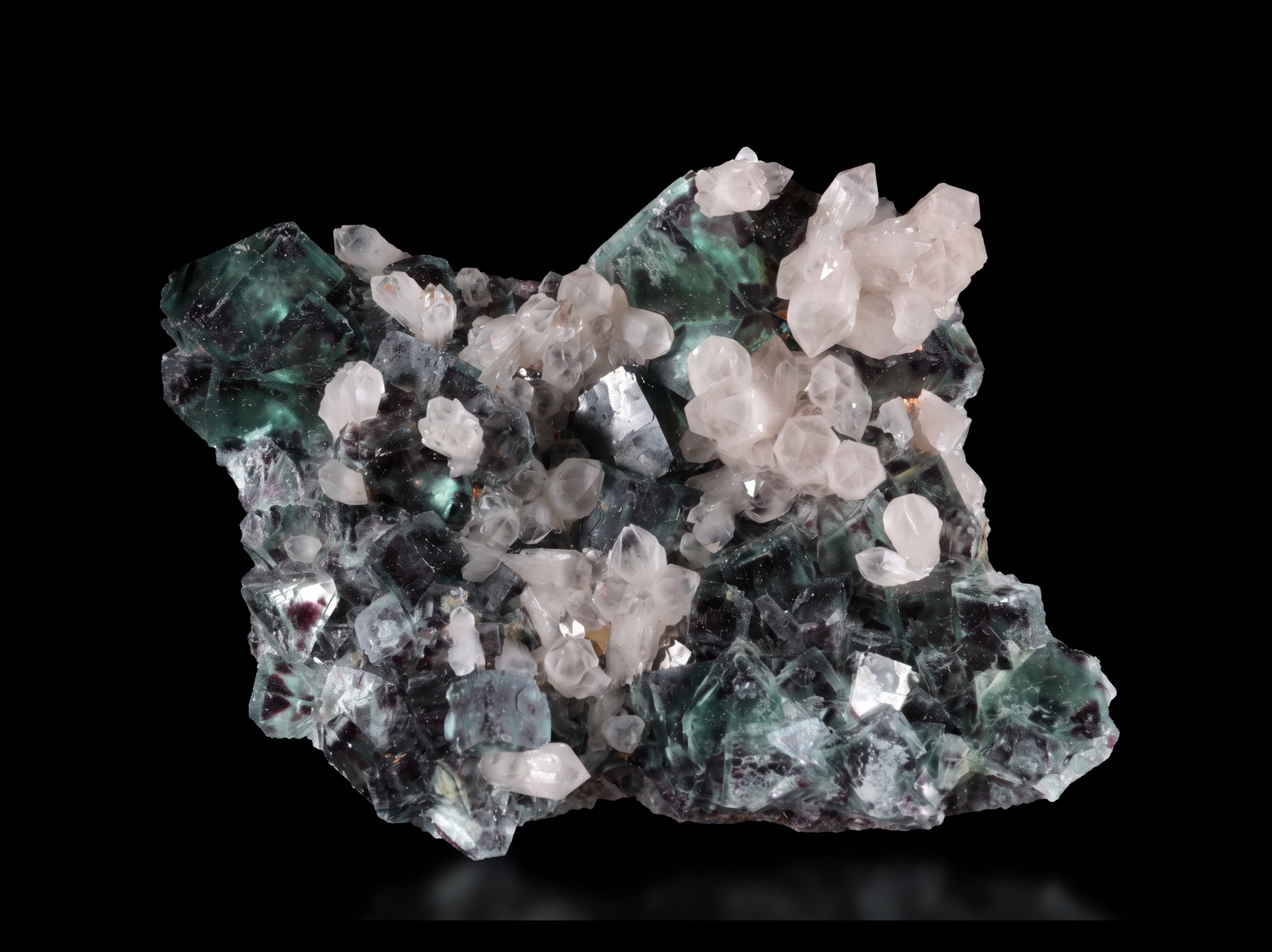 Fluoryt z kwarcem Okorusu Namibia