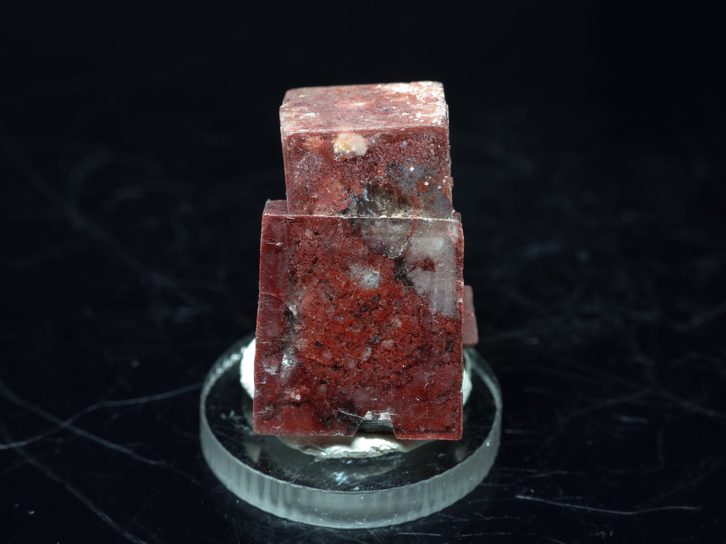 Red-brown Apophyllite Crystal from India