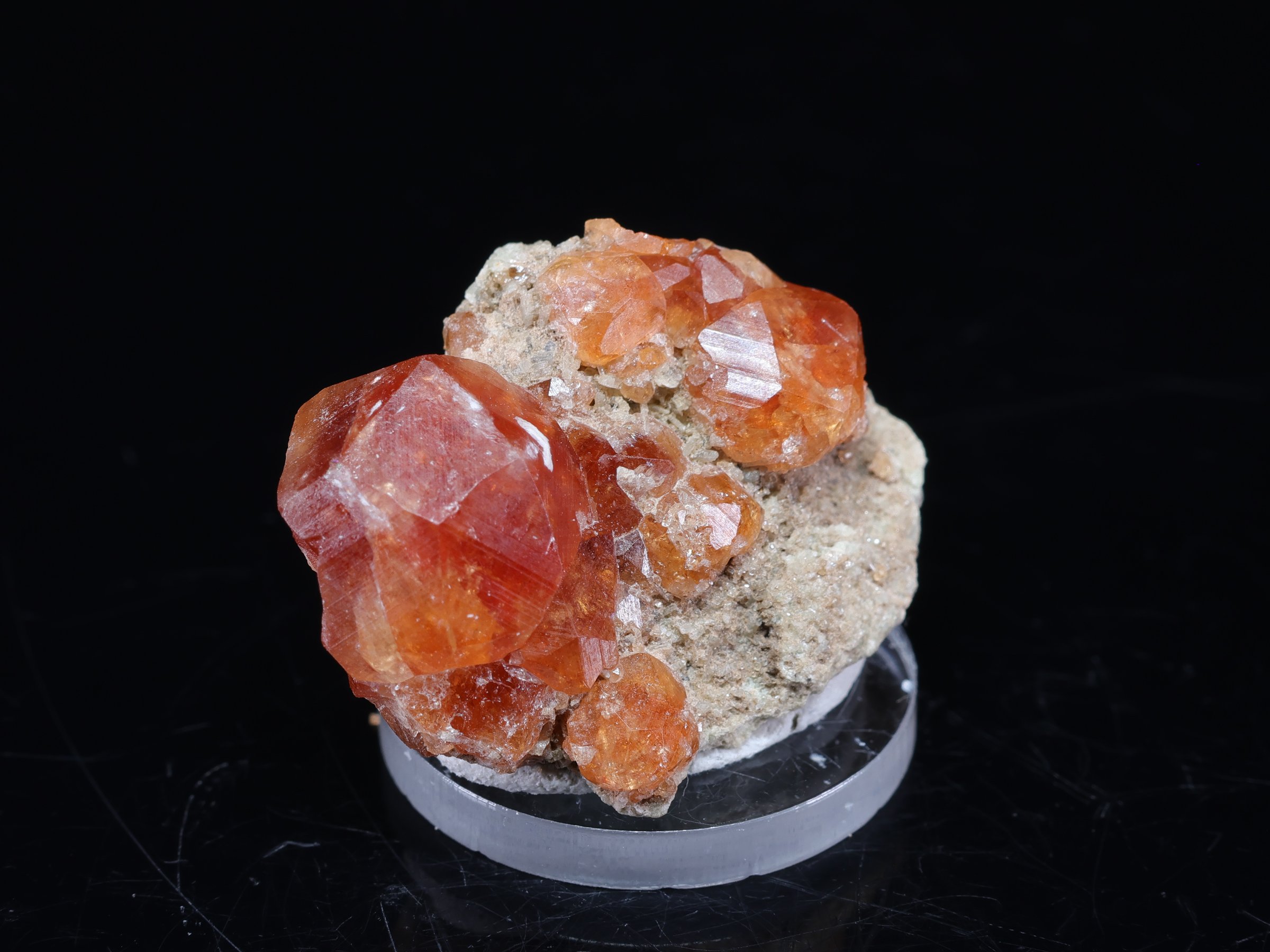 Espessartina naranja-roja de Pakistán - 2.9 cm
