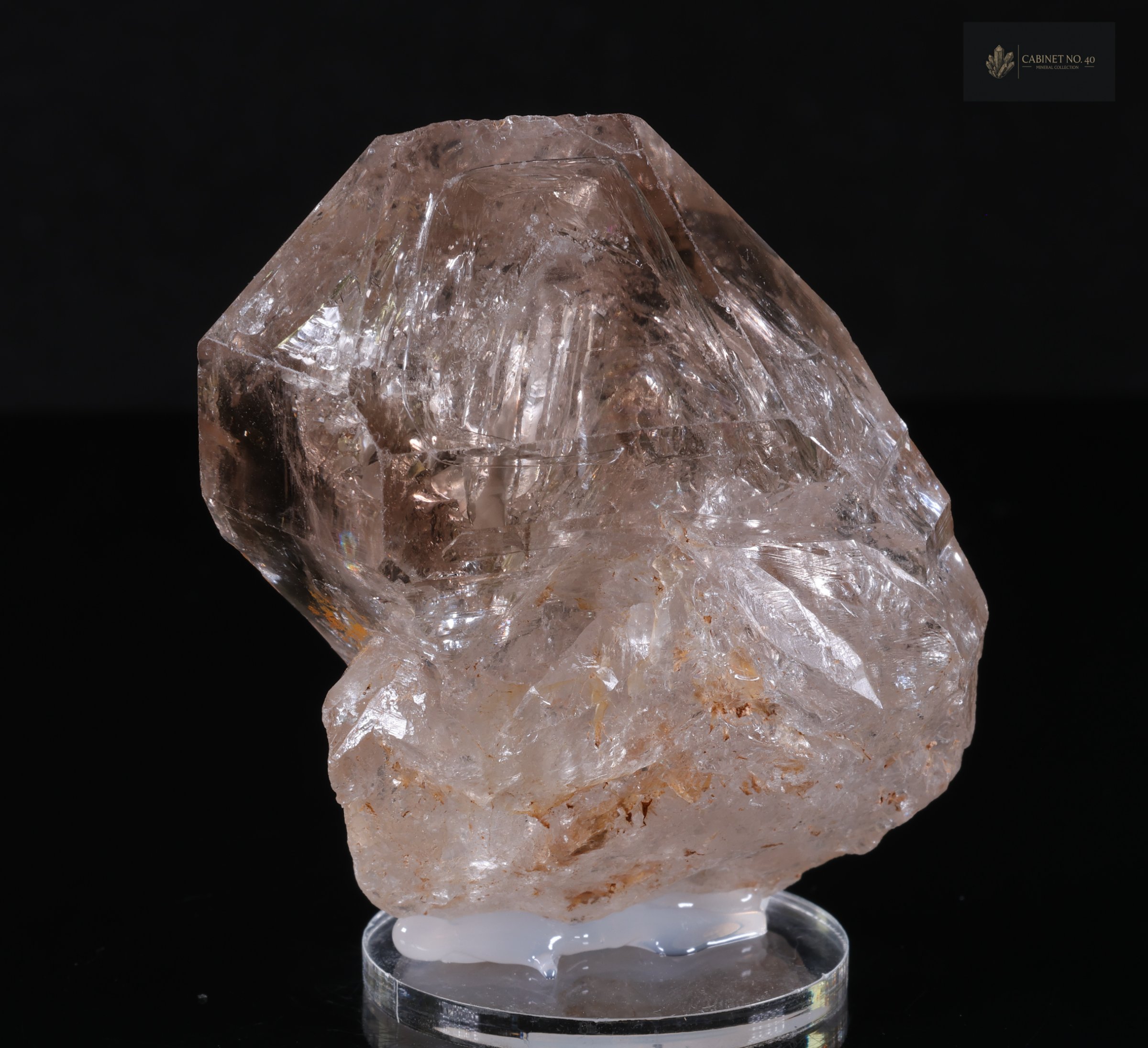 Smoky Quartz with Window Development