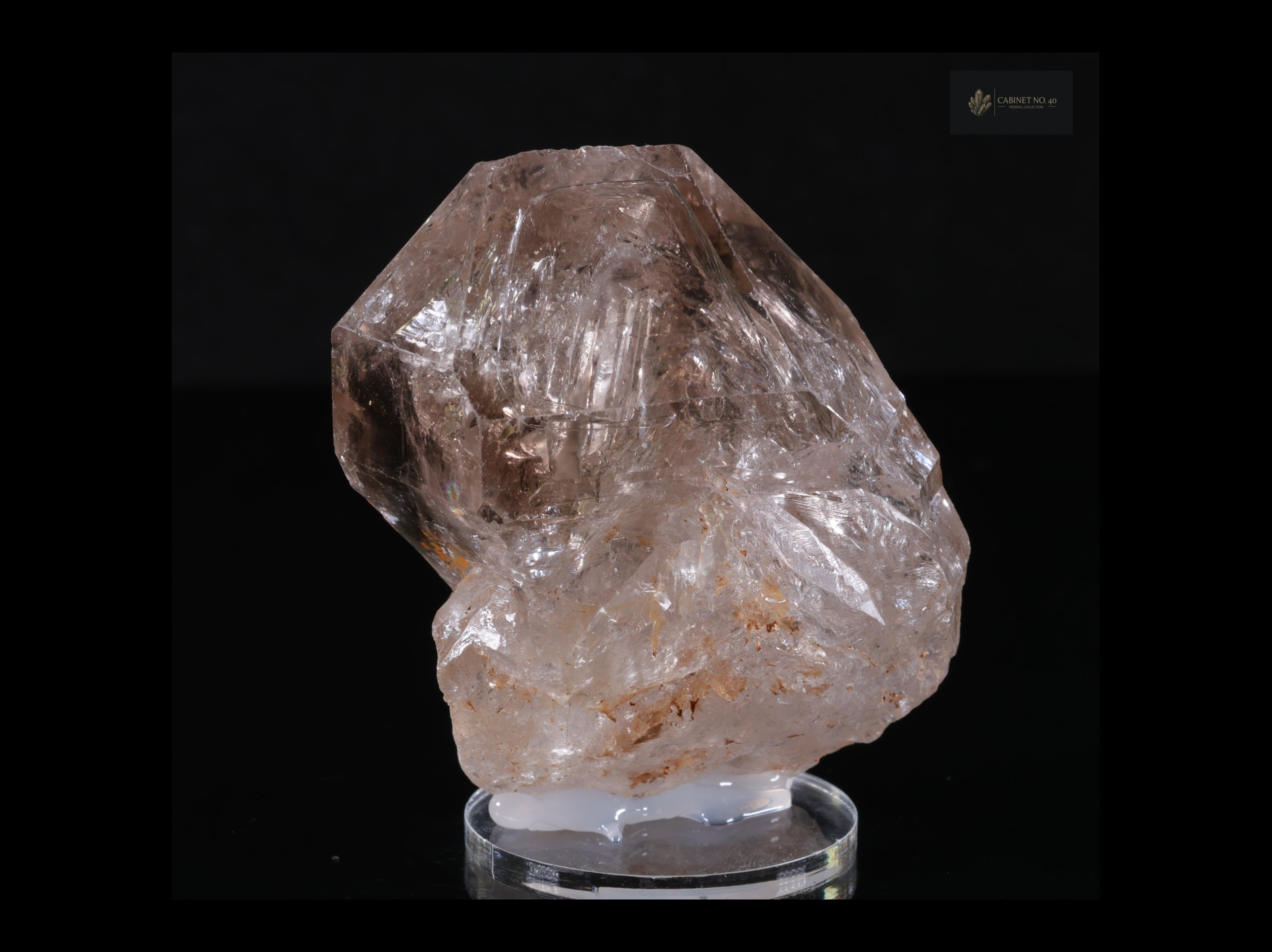 Smoky Quartz with Window Development