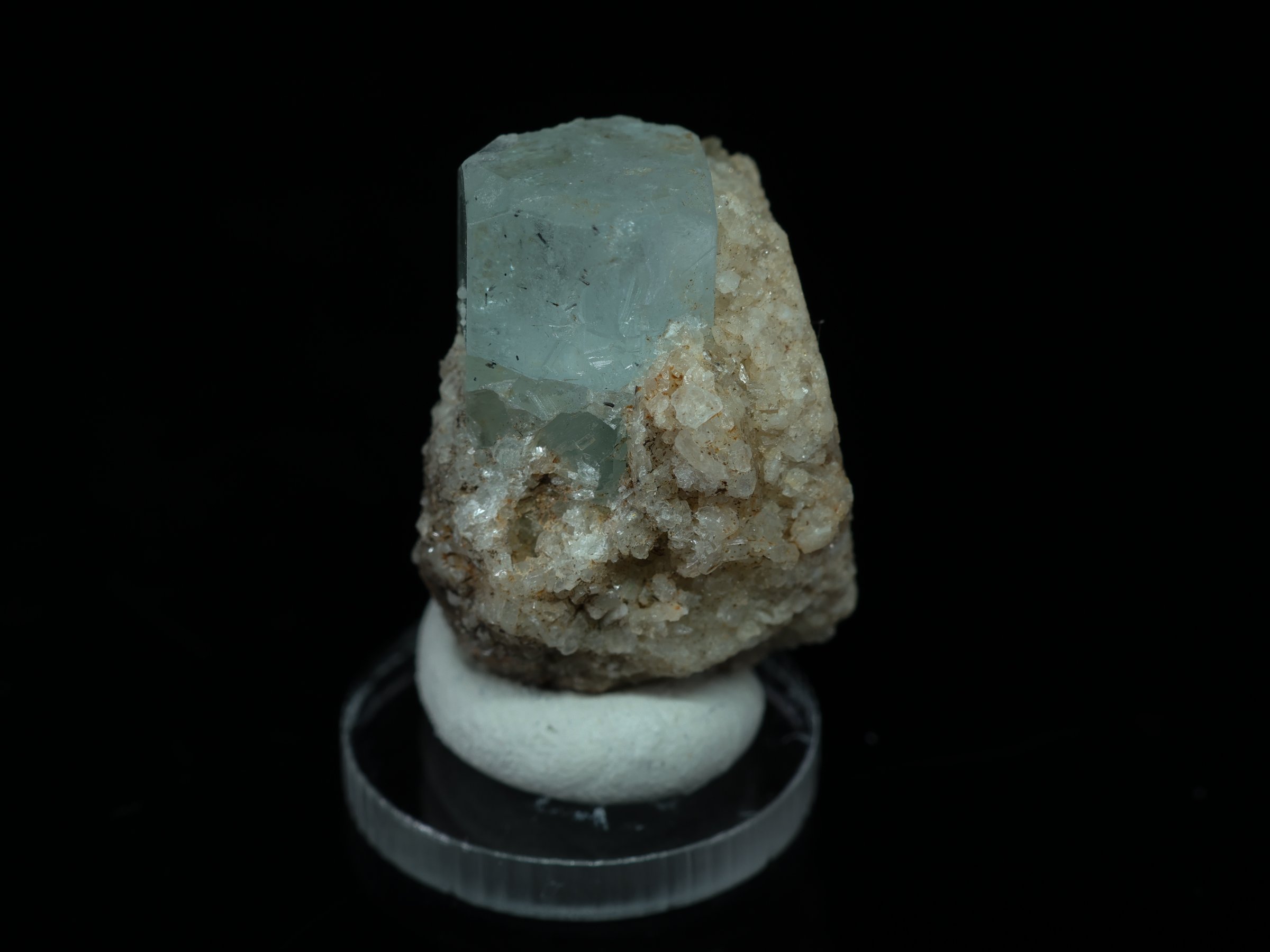 Jasnoniebieski kryształ akwamarynu z Pakistanu - 2,7 cm