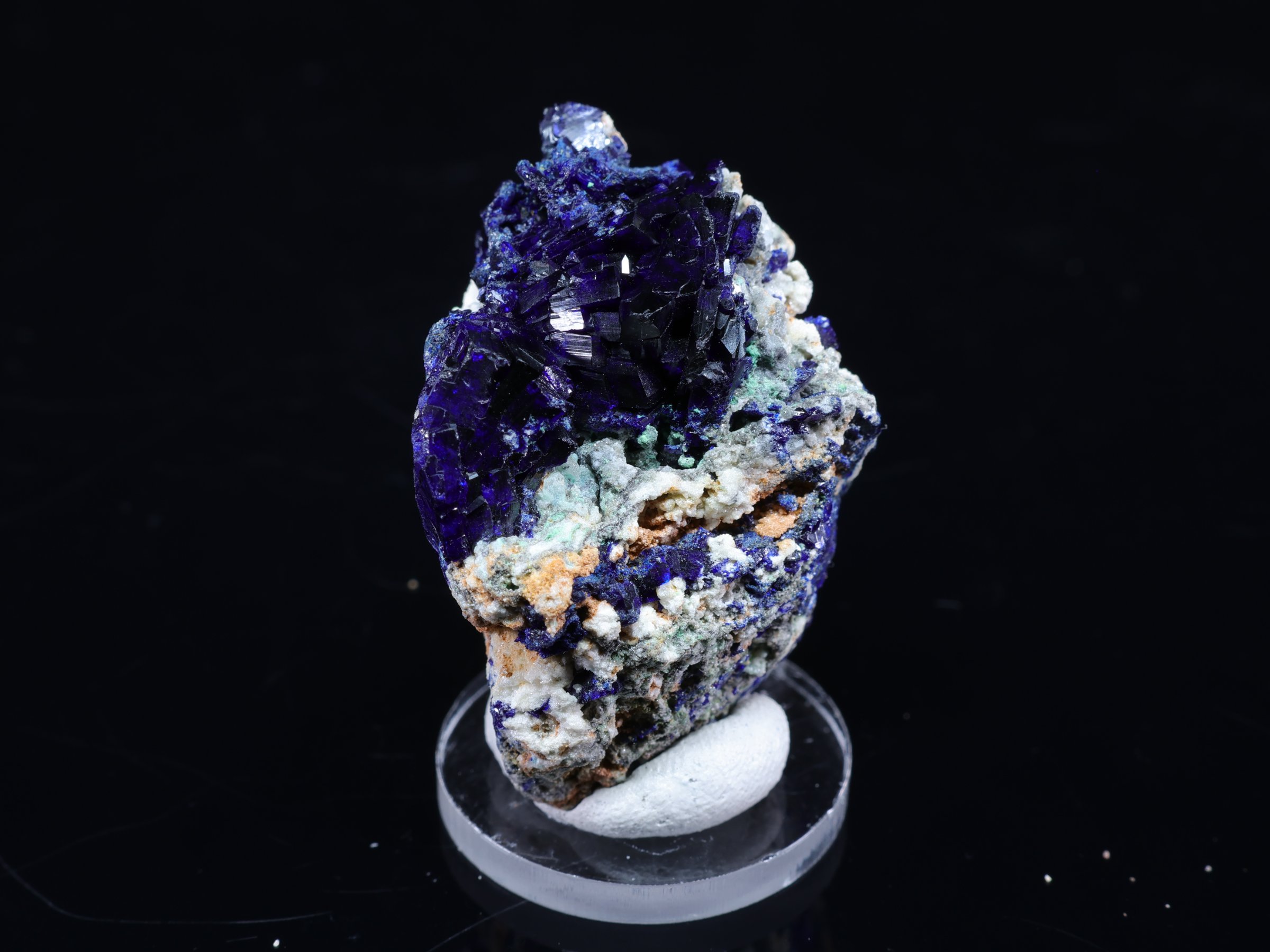 Dark Blue Azurite from Lavrion, Greece