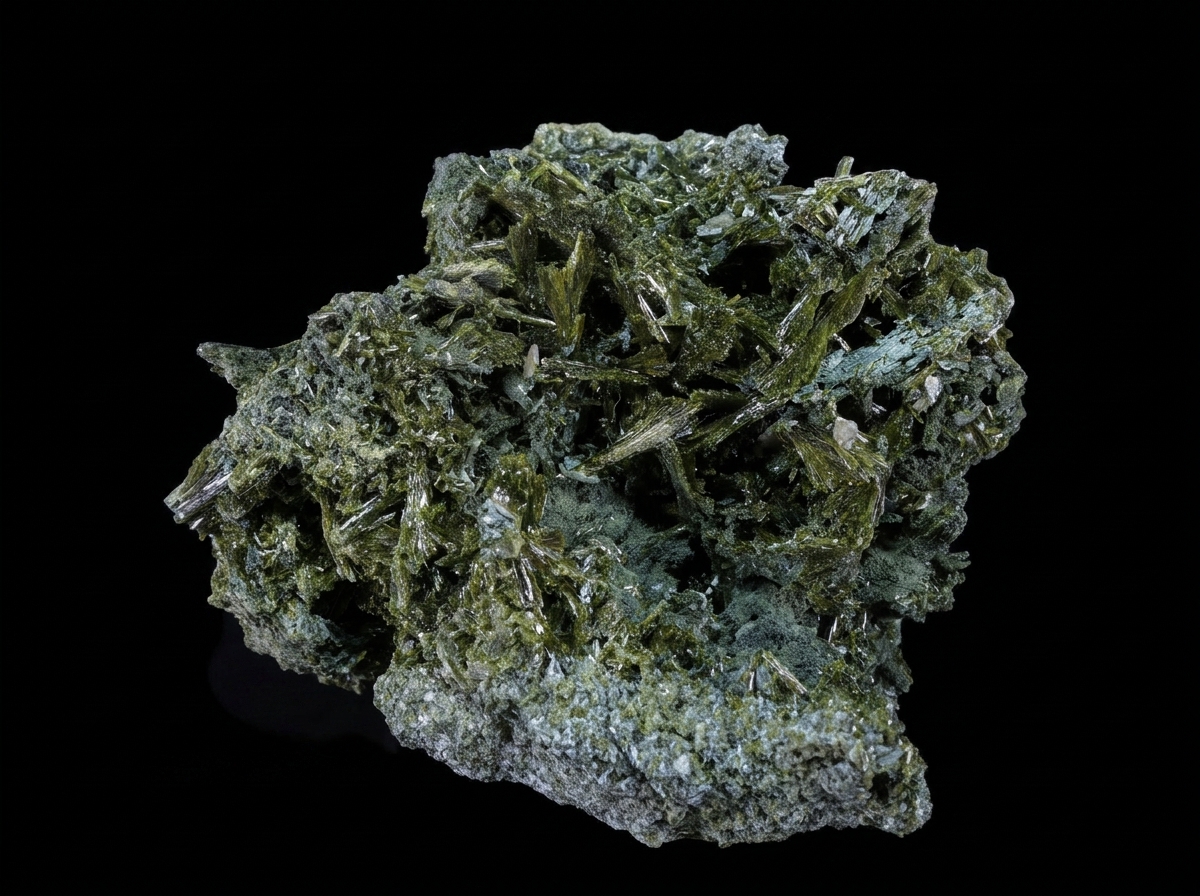 Ciemnozielony epidot z Pakistanu - 9cm