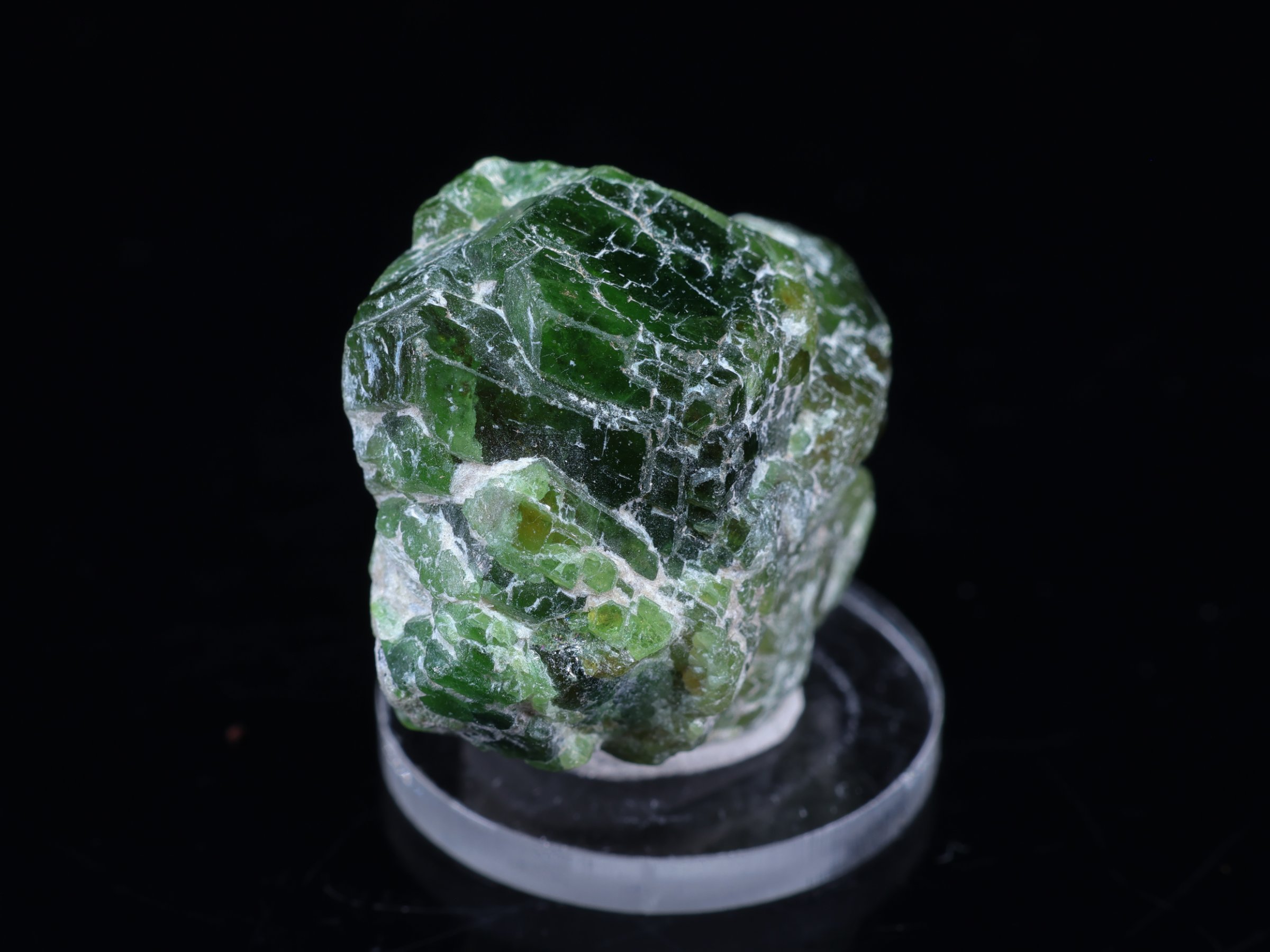 Dark Green Peridot from Sapat in Pakistan