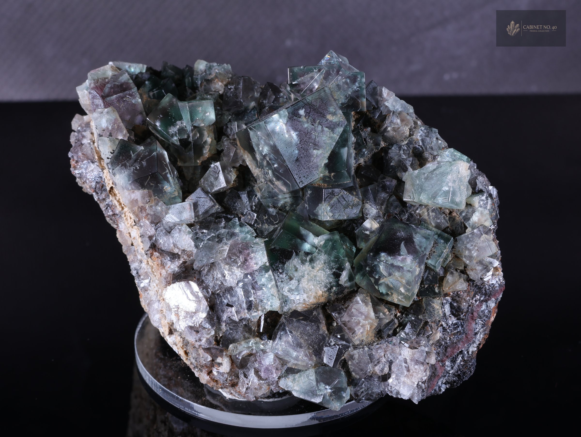 Fluorita Verde de Eastgate Cement Quarry, Weardale