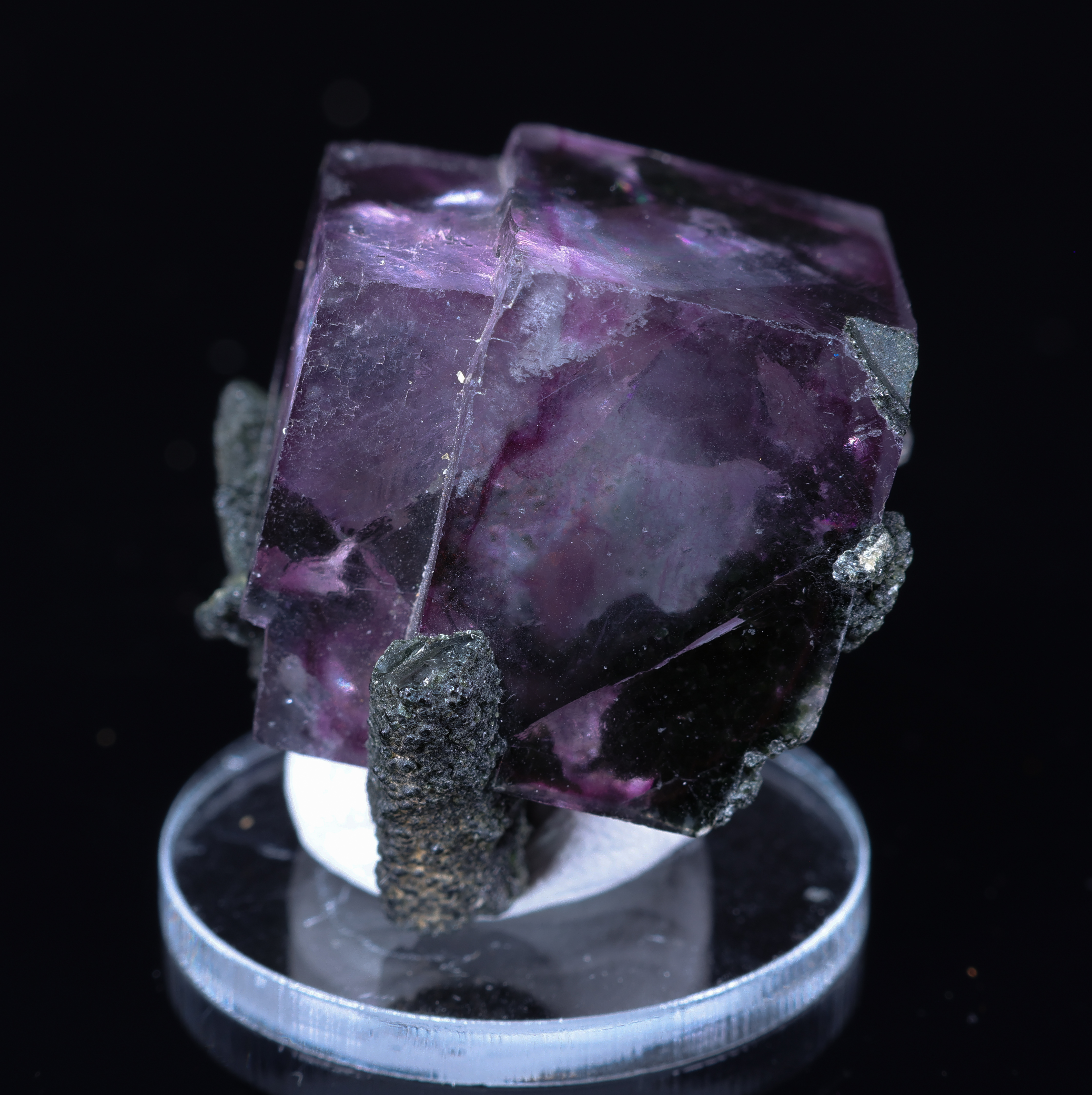 Fluorita violeta de Yao Gang Xian en China