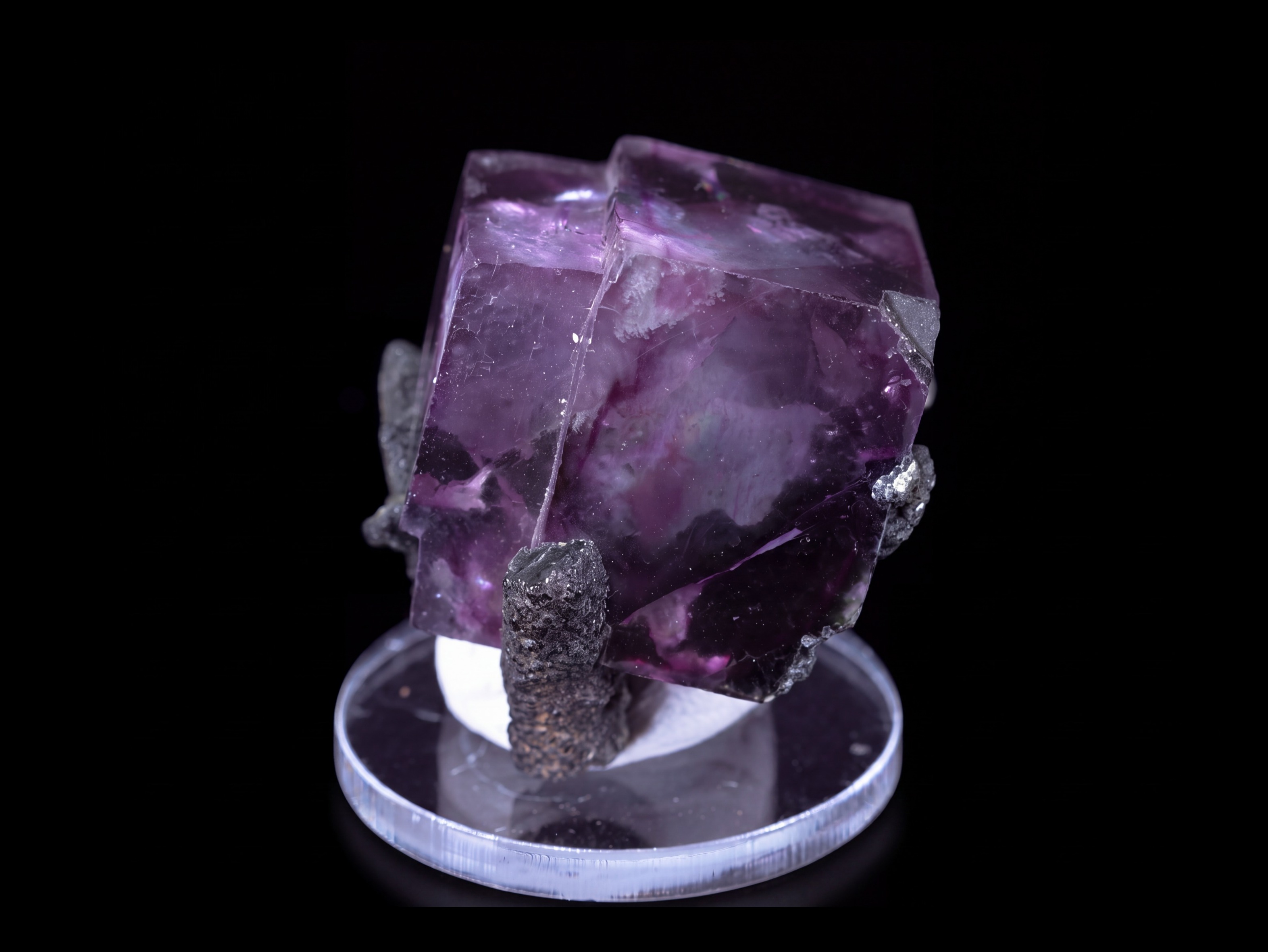 Fluorita violeta de Yao Gang Xian en China