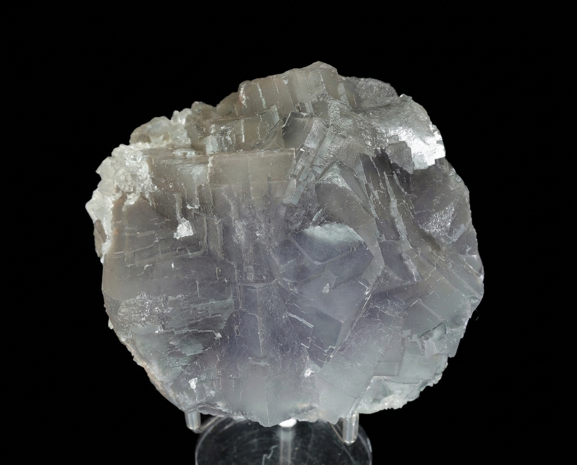 Translucent Gray-Purple Fluorite from Pakistan