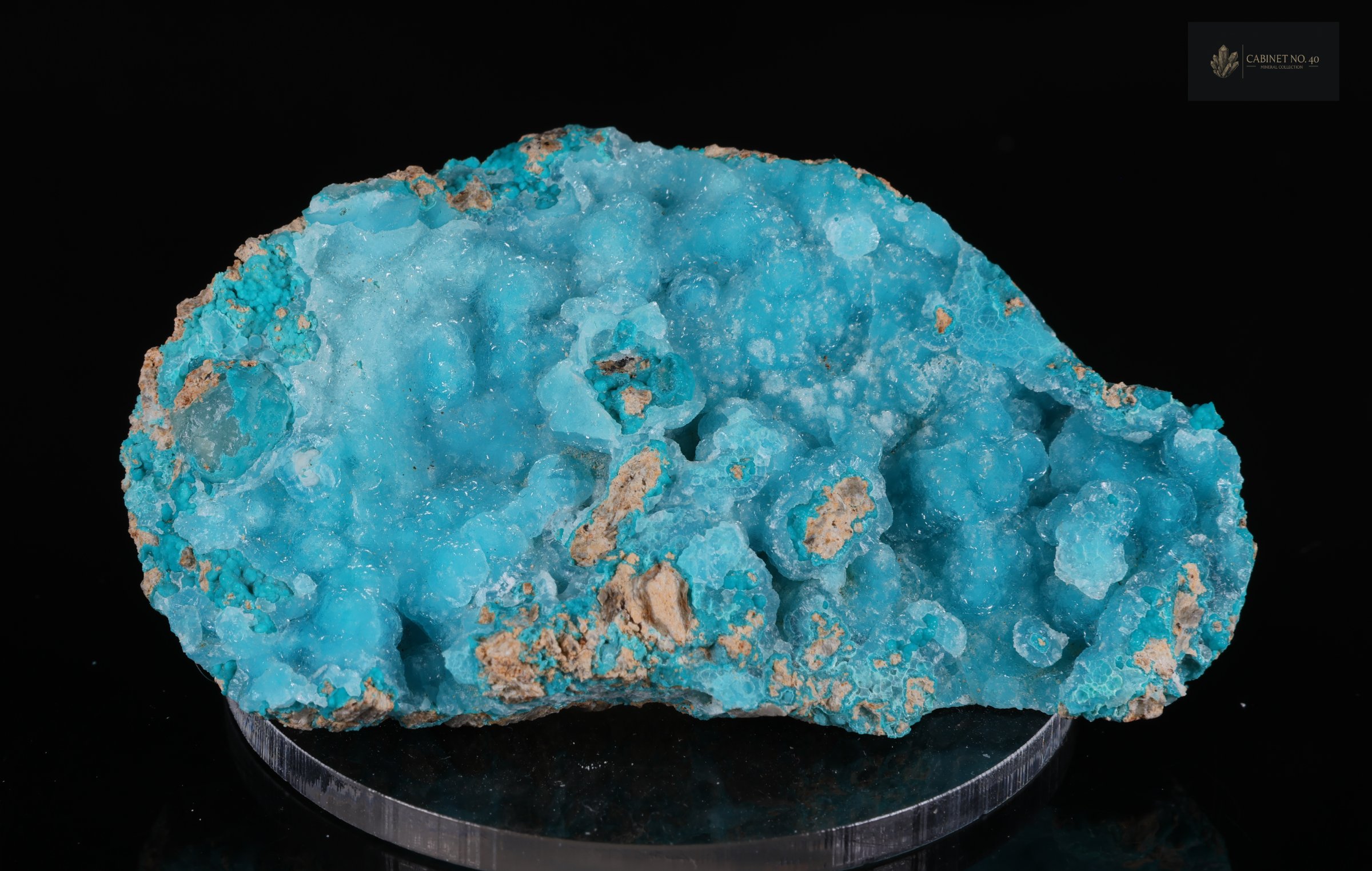 Błękitny hemimorfit z Konga - 6.4cm