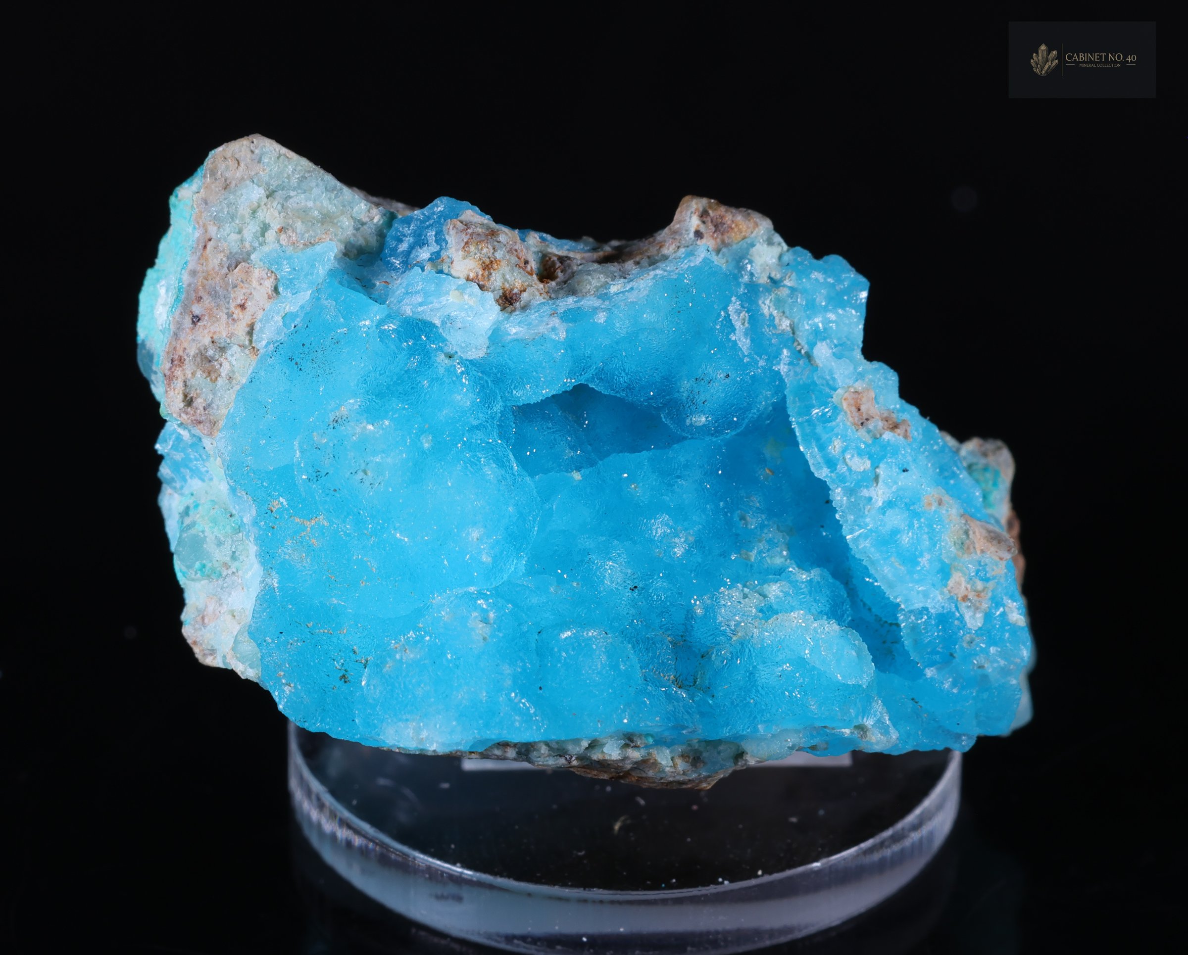 Turquoise Hemimorphite from Palabanda