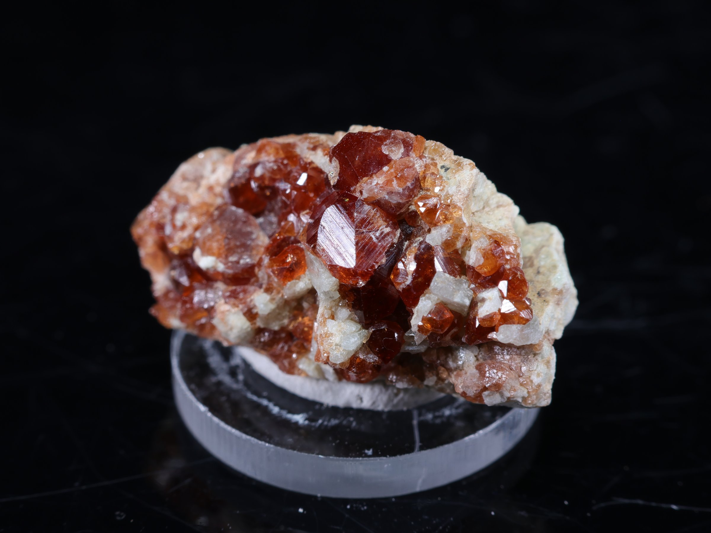 Orange-red Spessartine from Pakistan - 2.8 cm