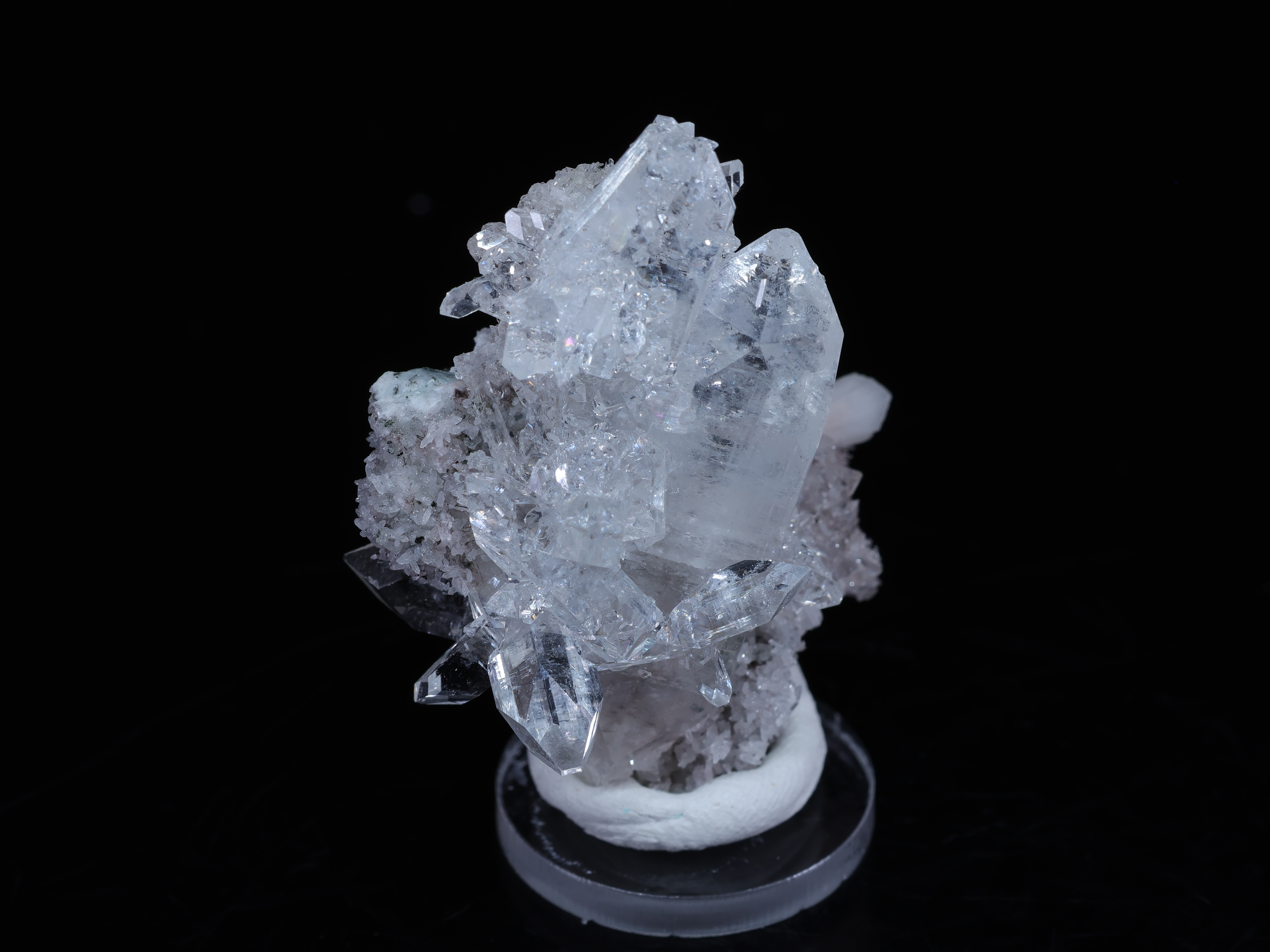 Transparent Apophyllite Crystals from Maharashtra - 4.1cm