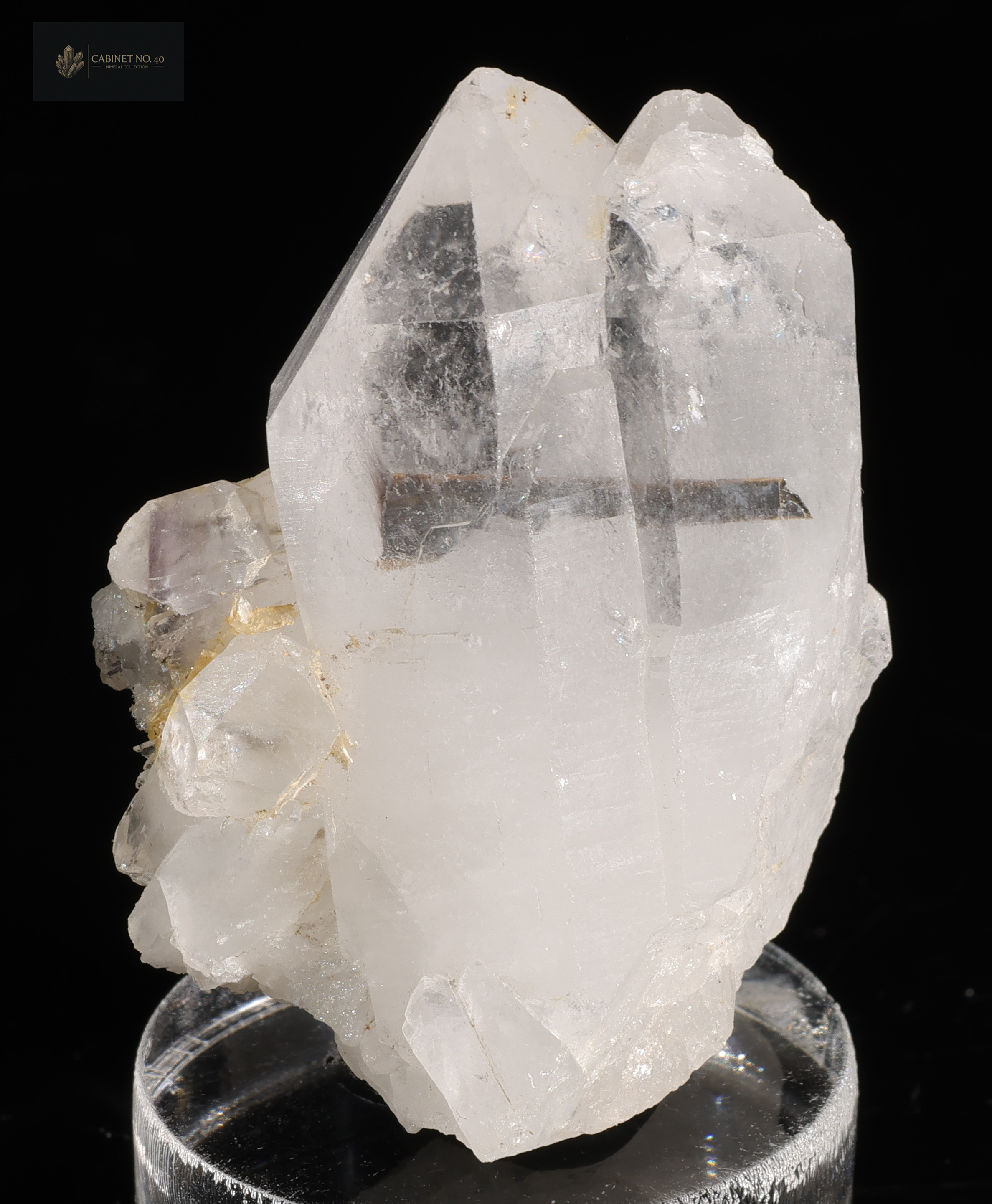 Quartz with Brookite Inclusion