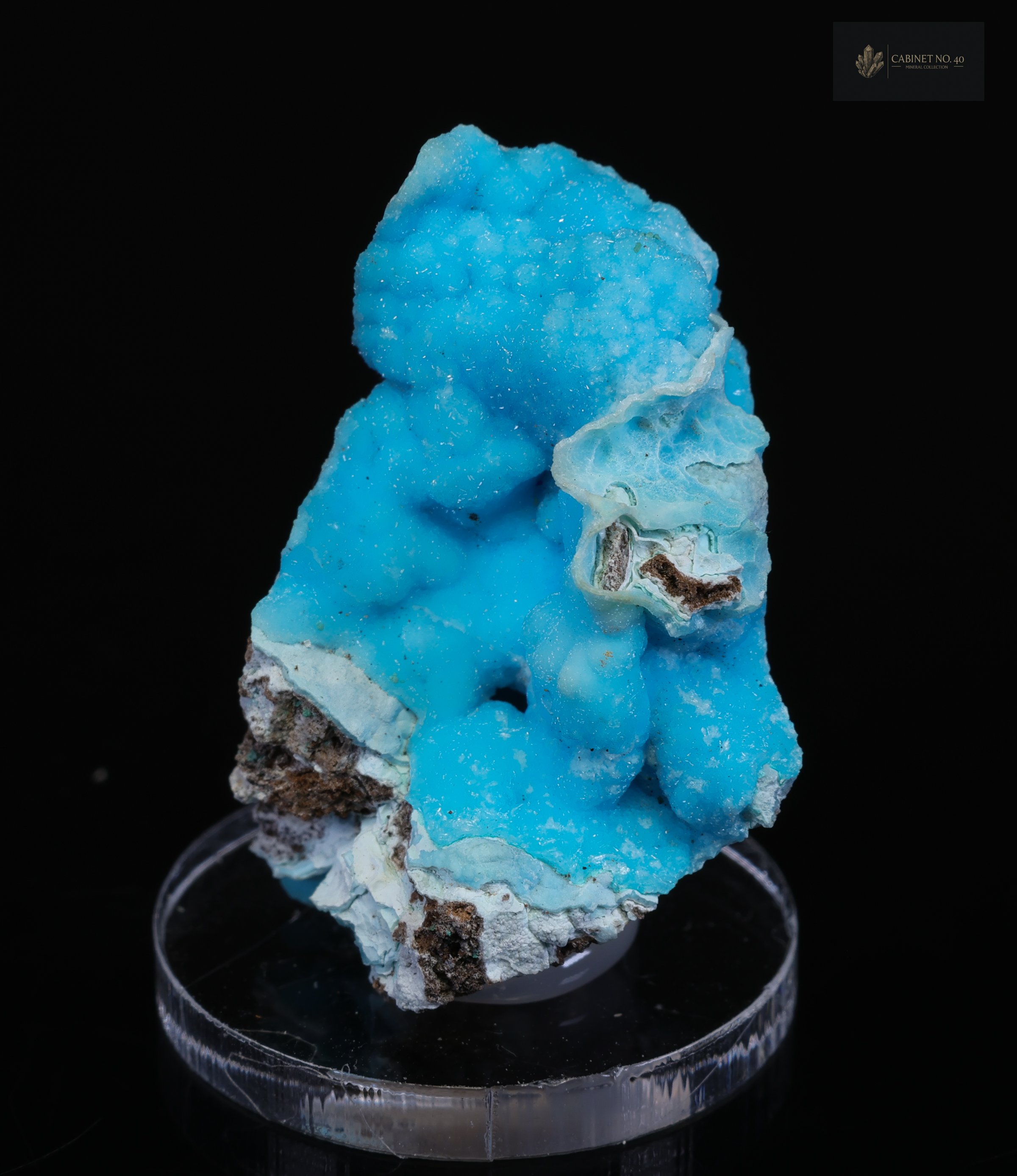 Błękitny hemimorfit z Konga - 2.7cm
