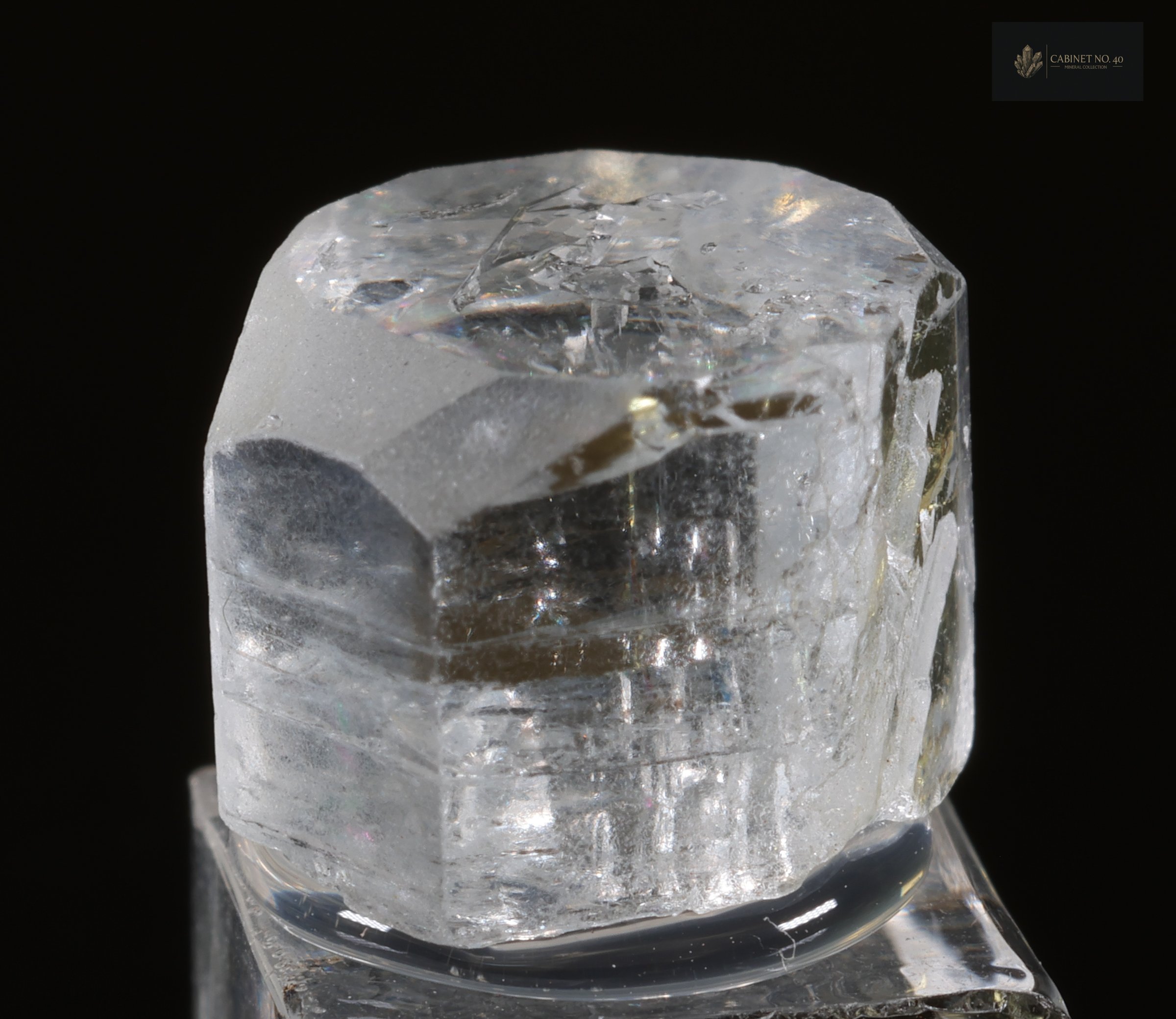 Natural collector's crystal of Topaz from Namibia