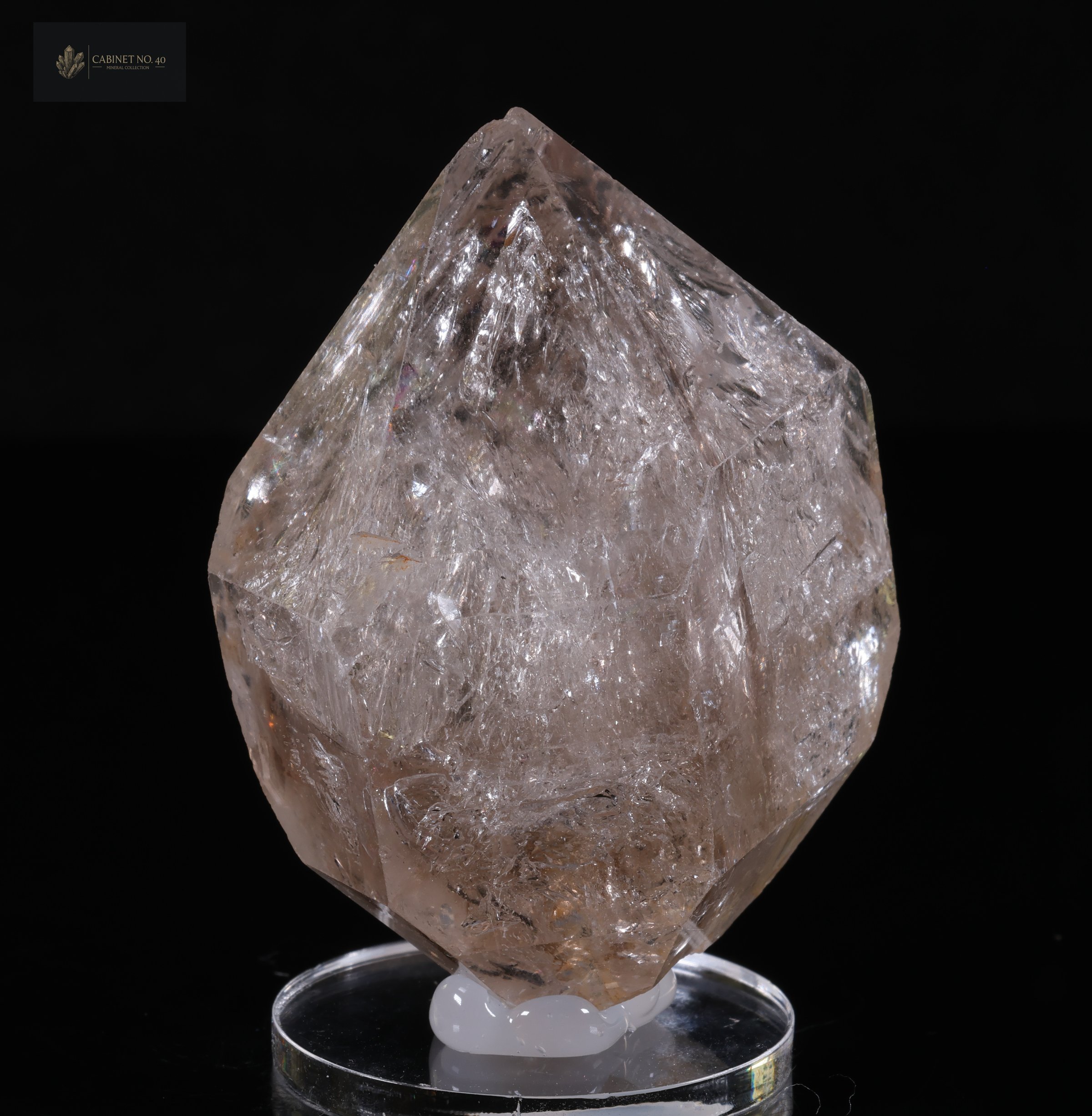 Smoky Quartz with Window Development