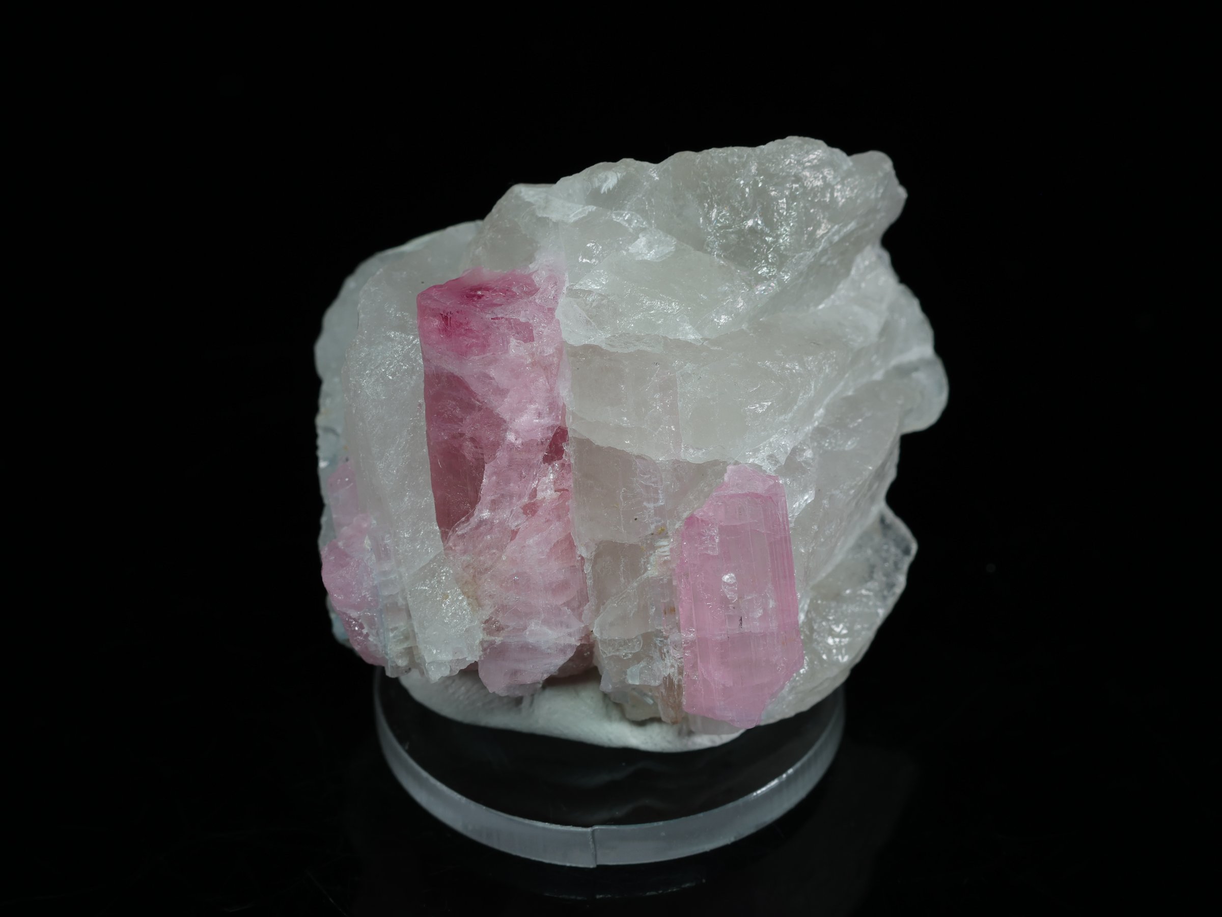 Turmalina rosa en cuarzo de Afganistán - Afganistán