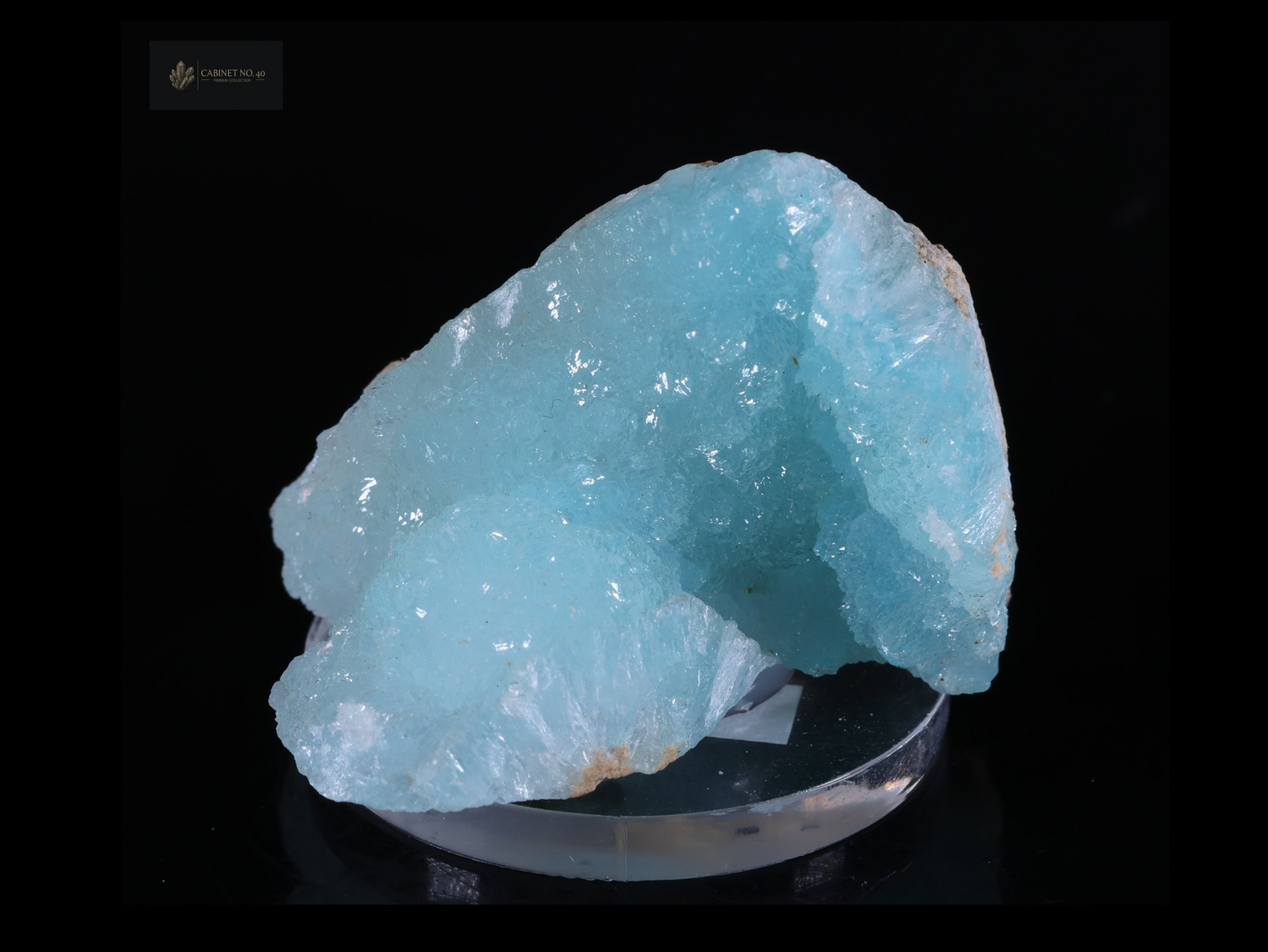 Blue Hemimorphite from Congo