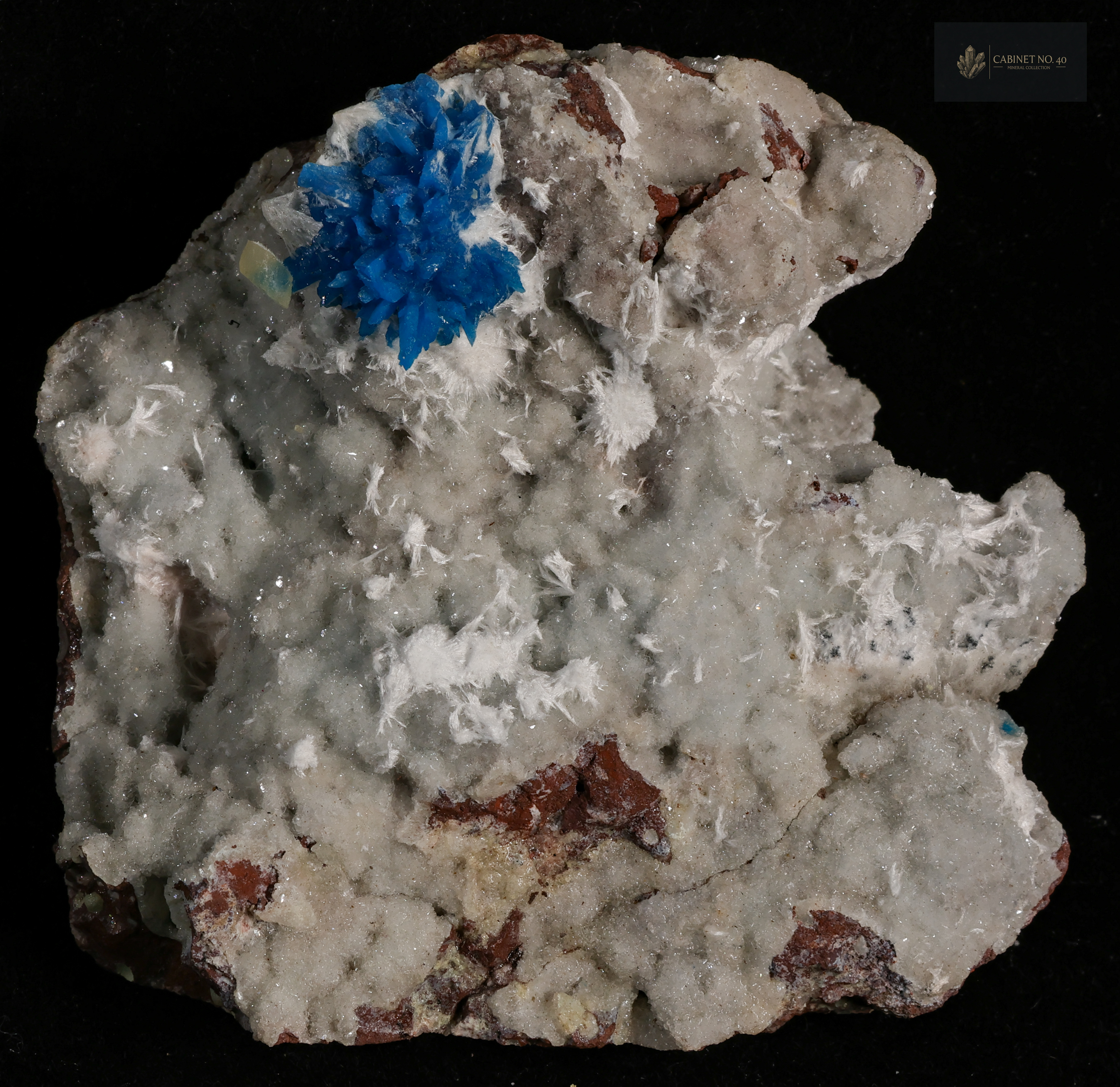 Cavansite - Wagholi Quarries, Wagholi, Pune District, Pune Division, Maharashtra