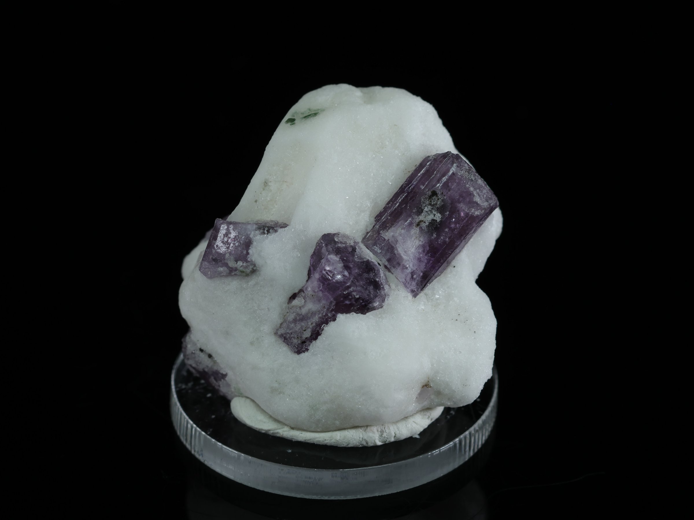 Purple Scapolite on Matrix from Afghanistan