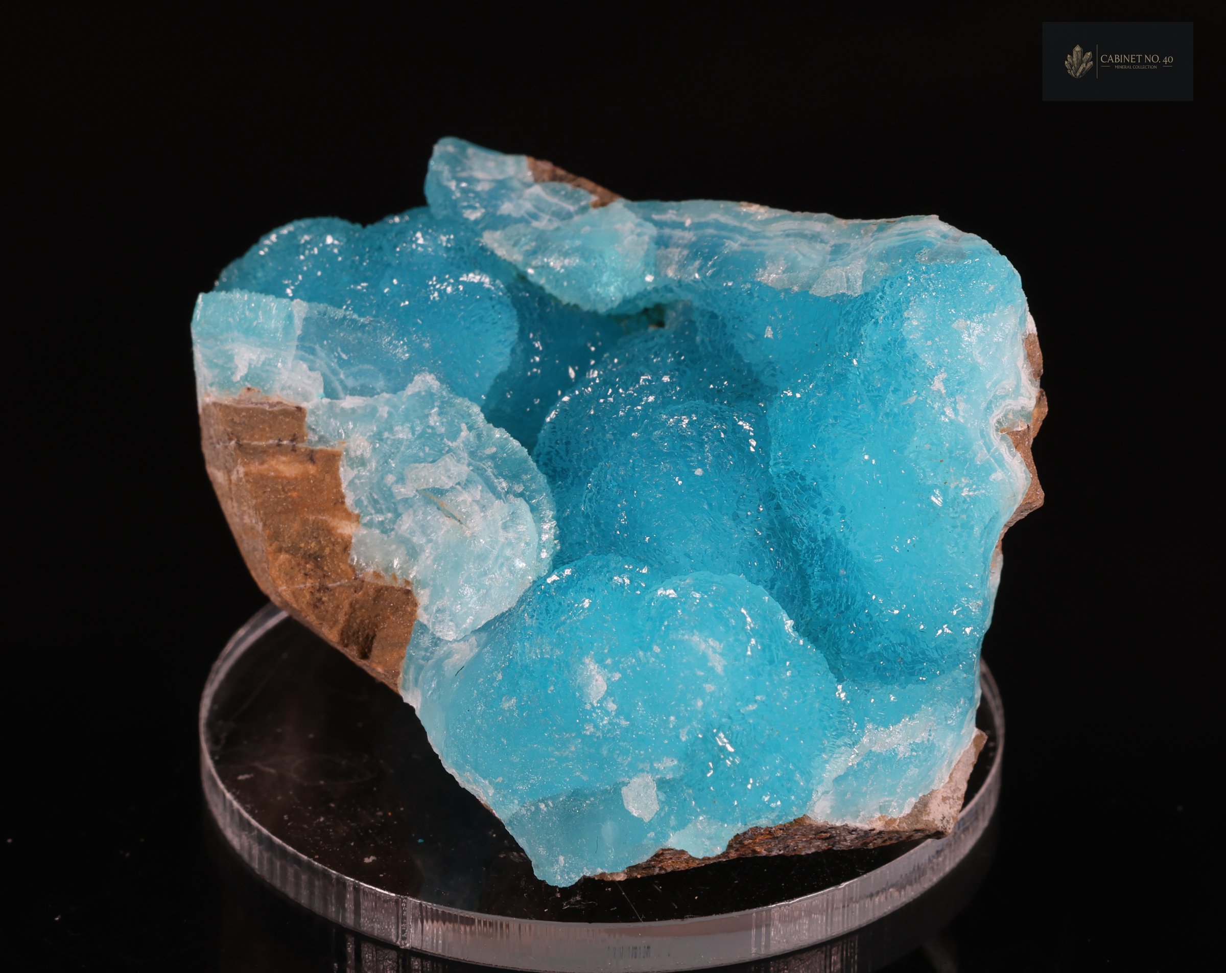 Blue Hemimorphite from Palabanda Quarries