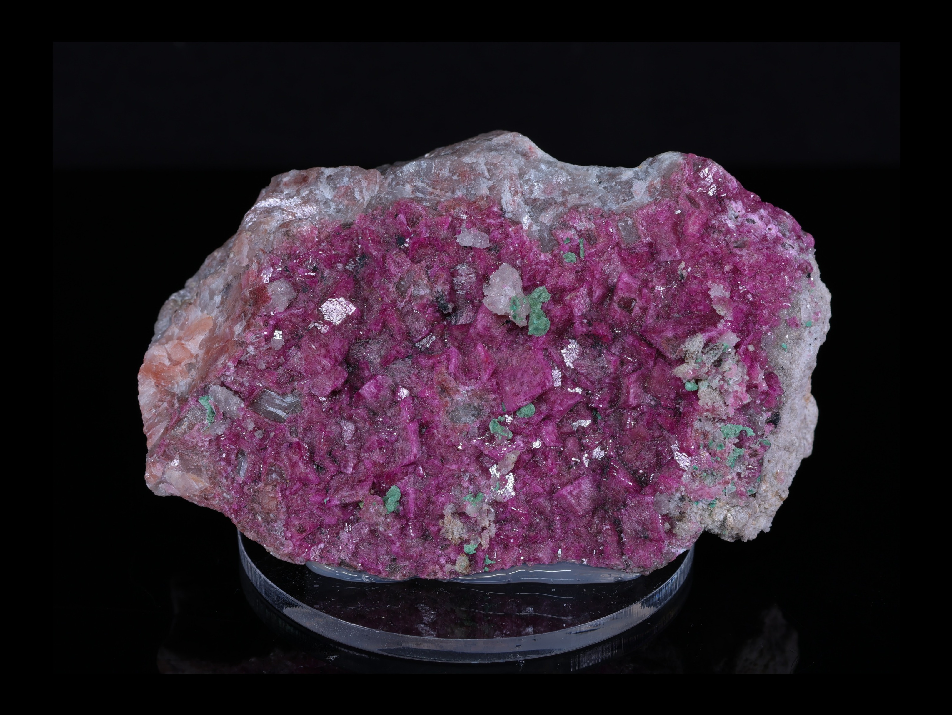 Intensely Pink Cobaltocalcite from Congo