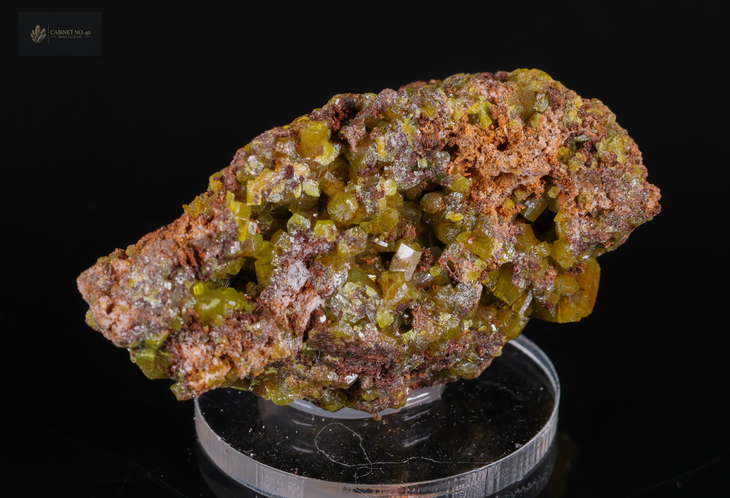 Yellow-green Pyromorphite from the Republic of the Congo