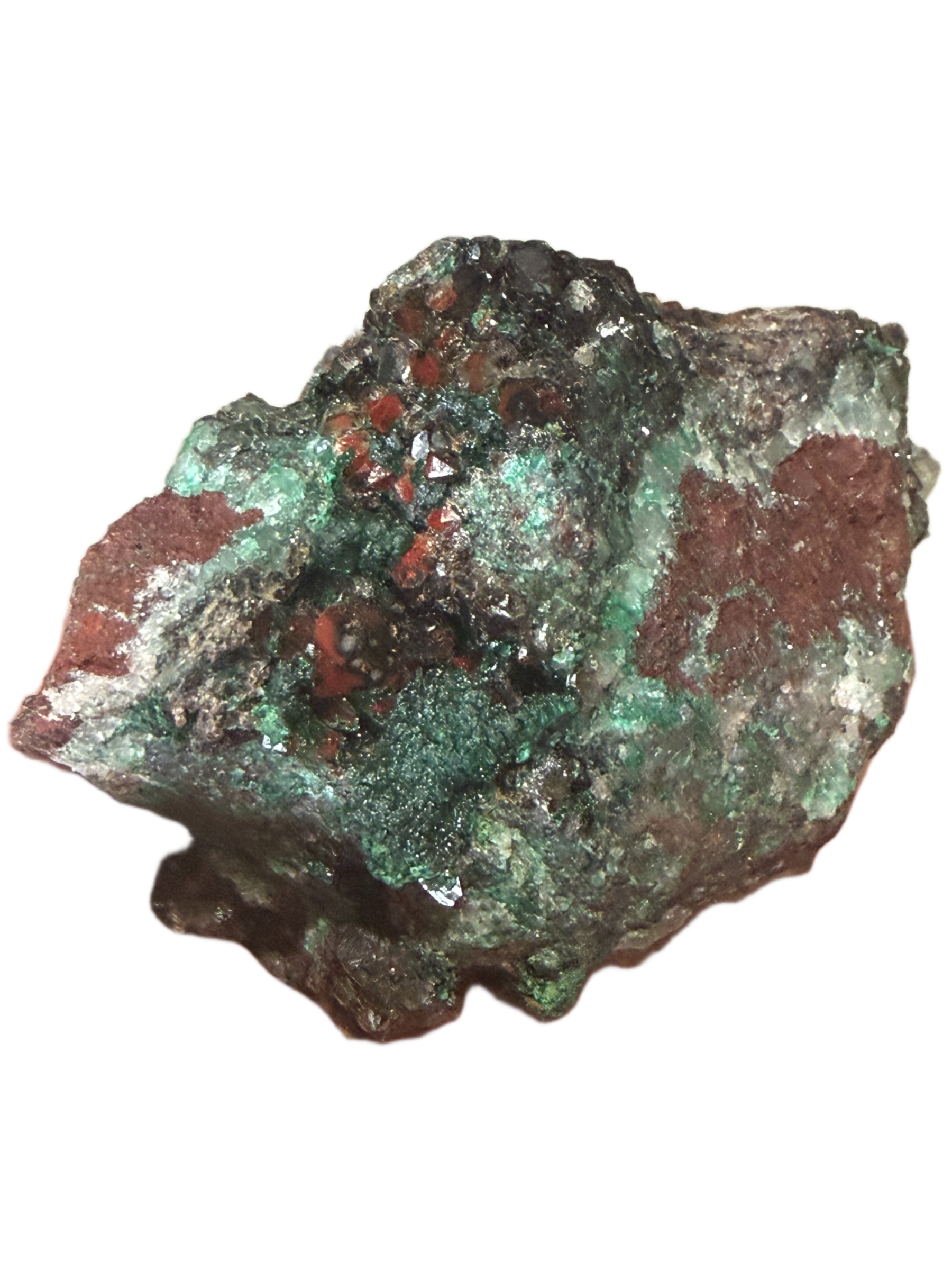 Malachite w/ Vanadinite
