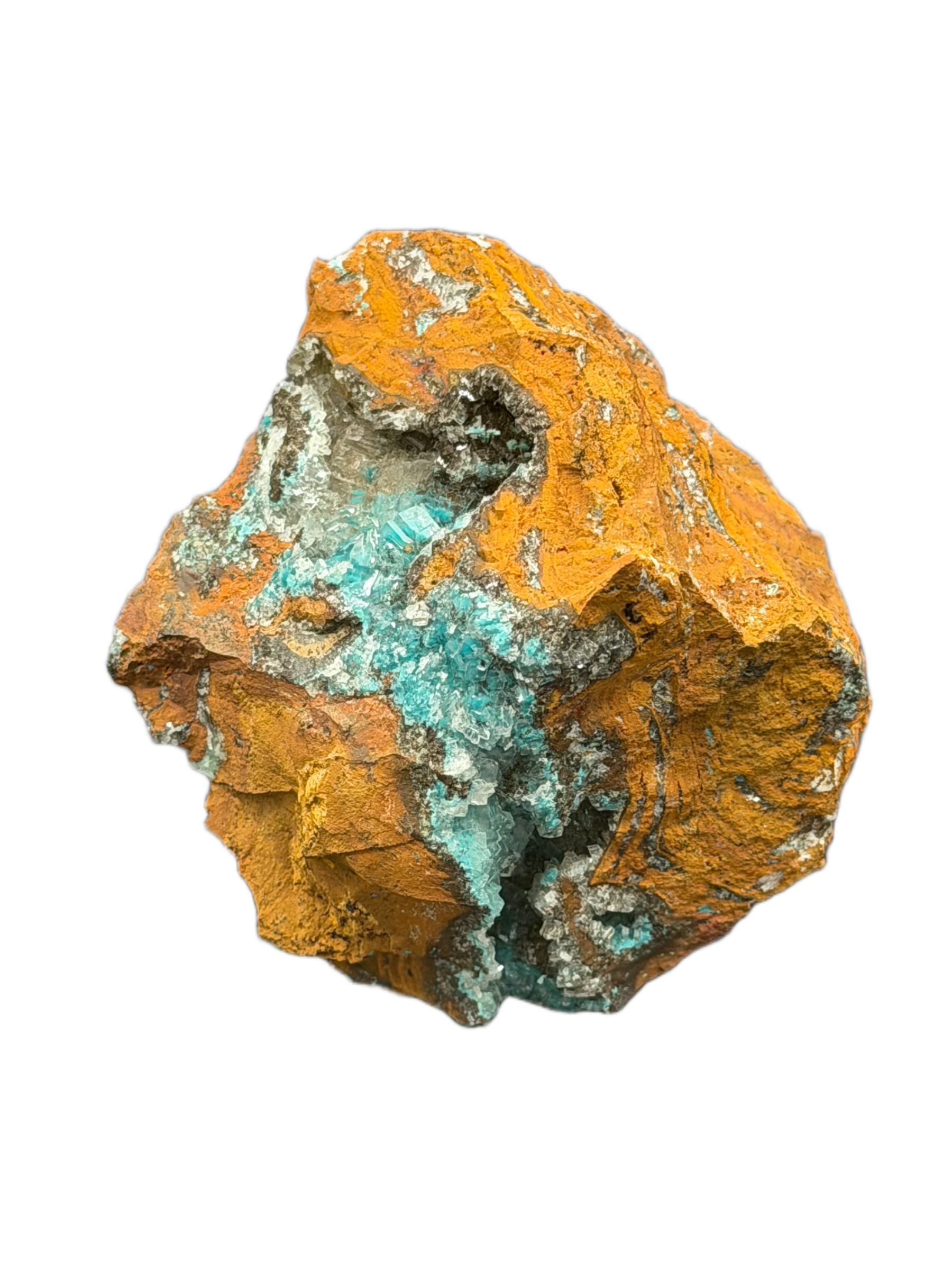 Cobaltaustinite w/ Calcite