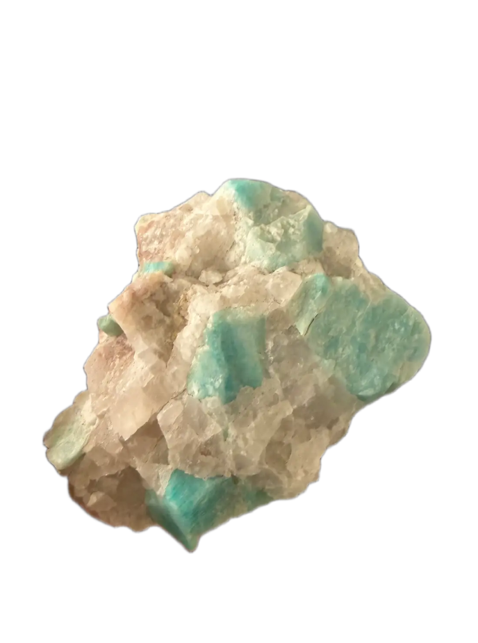 Amazonite w/ Smokey Quartz